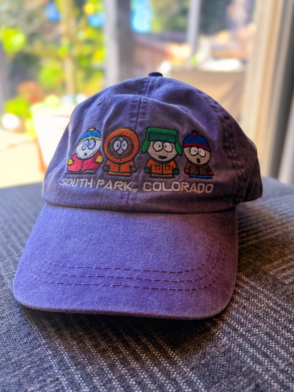 Vintage Style South Park Colorado Purple Adams Dad Hat - Cartman Stan Kyle Kenny